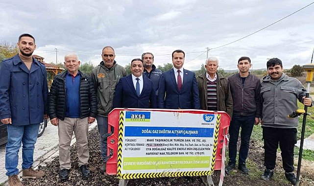 Köprübaşı'nda doğalgaz için ilk kazma vuruldu