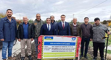 Köprübaşı'nda doğalgaz için ilk kazma vuruldu