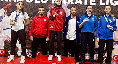 Körfezli karateciler Anadolu Karate Ligi Finalleri'nden 14 madalyayla döndü