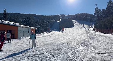 Kristal karlar diyarı Sarıkamış'ta kayak heyecanı başladı