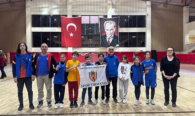 Küçük tırmanışçılar İnegöl'e dereceyle döndü