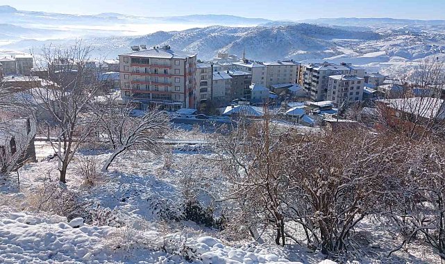 Kulp'ta tüm sokaklar buz tuttu, araçlar yola çıkamadı