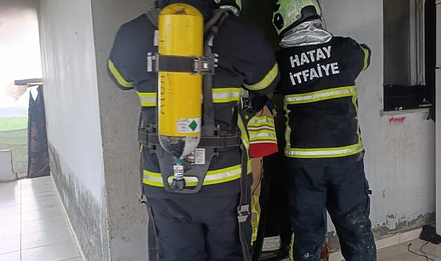 Kumlu'da müstakil ev yangını