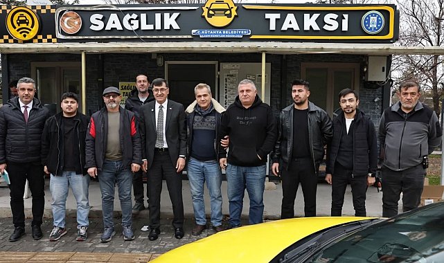 Kütahya Belediye Başkanı Kahveci, taksici esnafıyla bir araya geldi