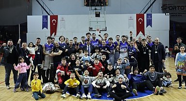 Kütahya Belediyespor Basketbol takımı zirve yarışını sürdürüyor