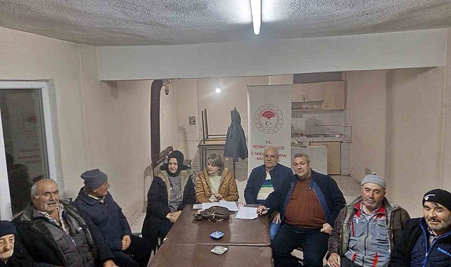 Kütahya'da çiftçi toplantıları düzenlendi