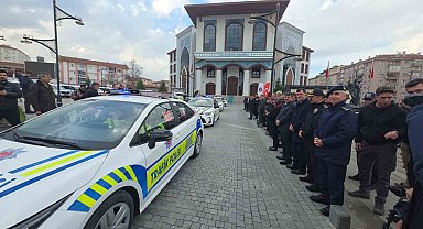 Kütahya'da güvenlik güçlerine 78 araç tahsis edildi