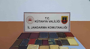 Kütahya'da jandarmadan tarihi eser operasyonu