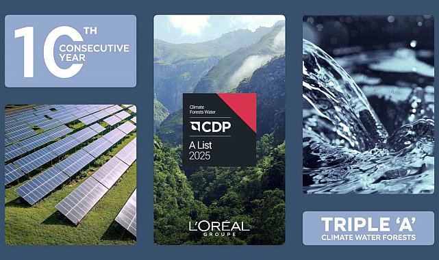 L'Oréal Grup, CDP'den üst üste 10'uncu kez üç 'A' notunu aldı