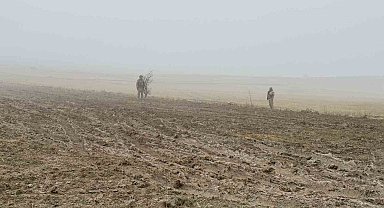 Libya Genelkurmay Başkanı Al-Haddad'ın içinde bulunduğu jetin enkazının olduğu alanda güvenlik önlemleri artırıldı