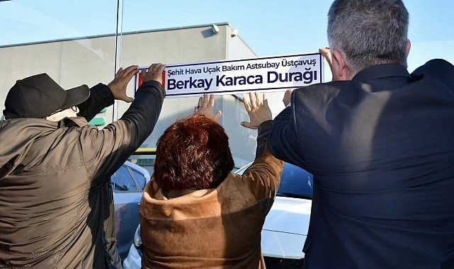Lüleburgaz'da şehidin ismi sokağa ve durağa verildi