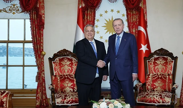 Macaristan Başbakanı Orban Dolmabahçe'de