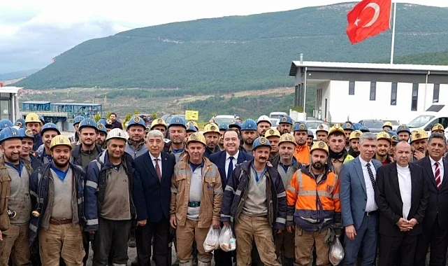 Madenciler Günü'nde Soma'da anlamlı ziyaret