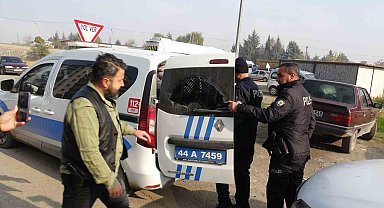 Malatya'da film sahnelerini aratmayan kovalamaca