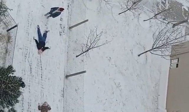 Malatya'da kar tatili çocukları sevindirdi