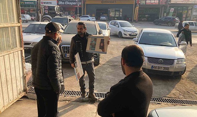 Malatya'da polisten uyuşturucuya karşı bilgilendirme çalışmaları