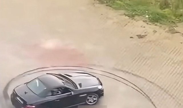 Maltepe'de hastane otoparkında "drift" atan şahsa 48 bin lira ceza