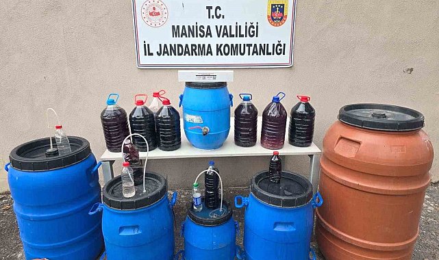 Manisa'da yılbaşı öncesi kaçak içki operasyonu