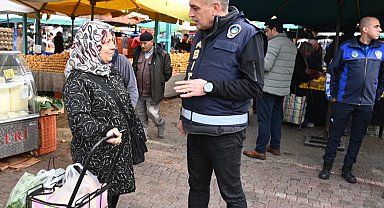 Manisa'da Perşembe Pazarı'na 'Hoş Geldin Masası'