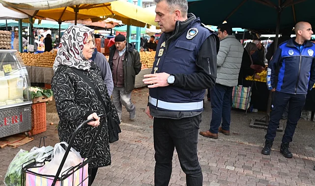 Manisa'da Perşembe Pazarı'na 'Hoş Geldin Masası'