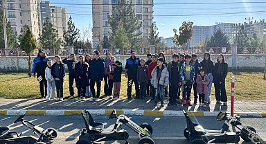 Mardin'de çocuklara trafik eğitimi verildi