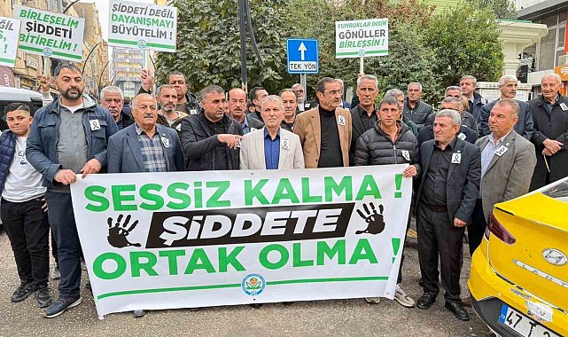 Mardin'de STK'lardan 'şiddete karşı ortak vicdan' çağrısı