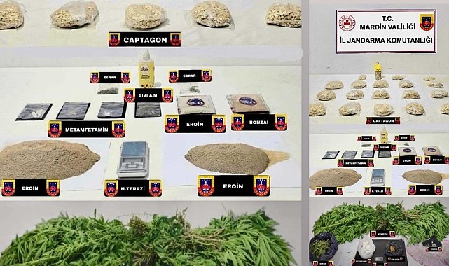 Mardin'de uyuşturucu operasyonunda 5 şüpheli tutuklandı