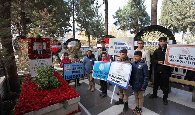 Merinos Onursal Başkanı Merhum Mehmet Erdemoğlu mezarı başında anıldı