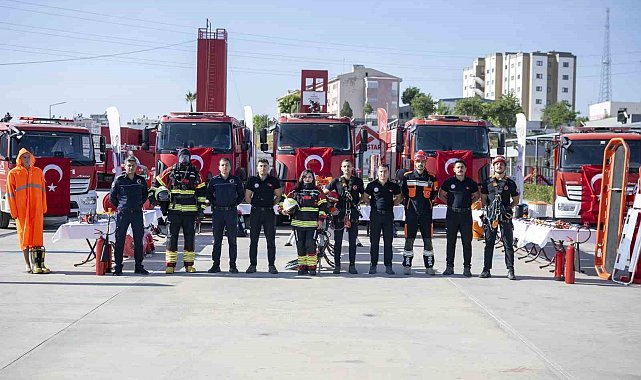 Mersin itfaiyesi, yeni ekipmanlarıyla gücüne güç kattı