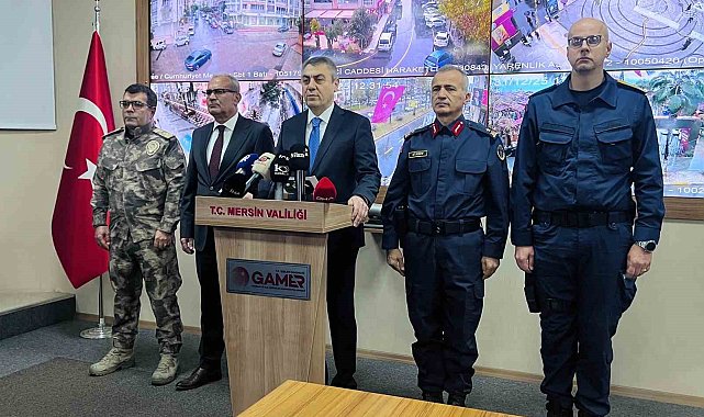 Mersin'de yılbaşı tedbirleri üst seviyede: 12 bin 216 güvenlik personeli görevde