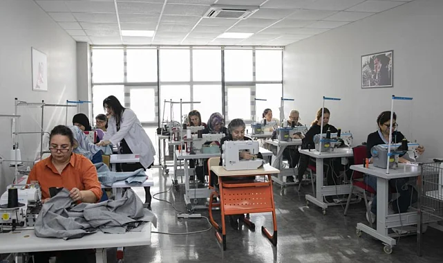 Mersin'de giyim üretim kurslarına yoğun ilgi
