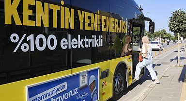 Mersin'de toplu taşımaya elektrikli dokunuş