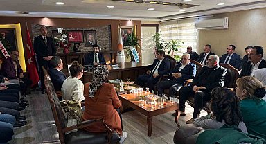 MHP Etimesgut İlçe Başkanı Muratgül'den AK Parti Etimesgut İlçe Başkanı Şankazan'a ziyaret