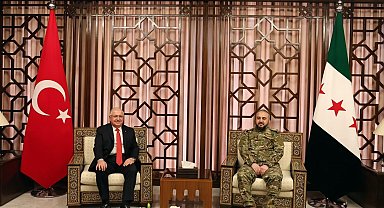 Milli Savunma Bakanı Güler, Suriyeli mevkidaşı Ebu Kasra ile bir araya geldi