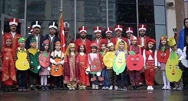 Minik öğrencilerin 'Yerli Malı Haftası' sevinci