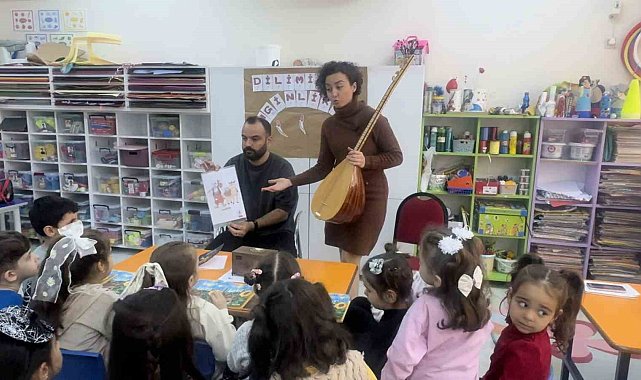 Minik yürekler dilin ve kültürün izinde