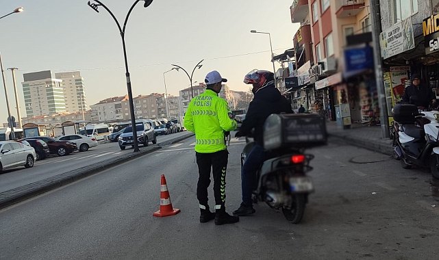 Motosiklet denetiminde 2,2 milyon liralık ceza