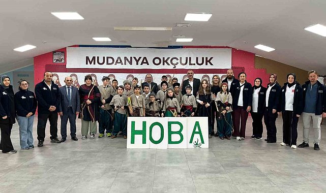 Mudanya'da öğrencilere yönelik okçuluk etkinliği büyük ilgi gördü