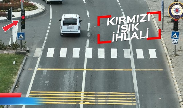 Nevşehir'de dron ile trafik denetimleri artırıldı