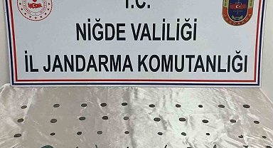 Niğde'de 'Anadolu Mirası Operasyonu': 42 parça eser ele geçirildi