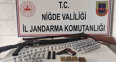 Niğde'de yasadışı silahlanmaya operasyon: 1 gözaltı