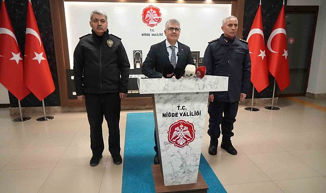 Niğde'de yılbaşı için kapsamlı asayiş tedbirleri