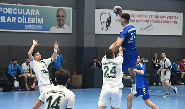 Nilüferli hentbolcular Rize'yi mağlup etti