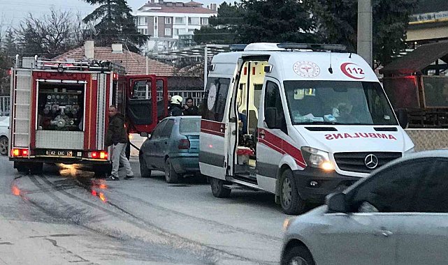 Ocakta unutulan yemek yangına neden oldu