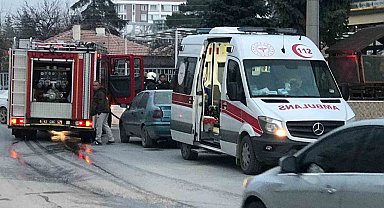 Ocakta unutulan yemek yangına neden oldu