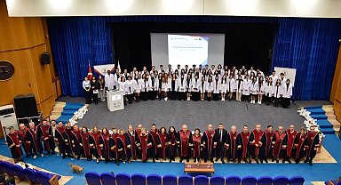 OMÜ Veteriner Fakültesi öğrencileri beyaz önlük giydi