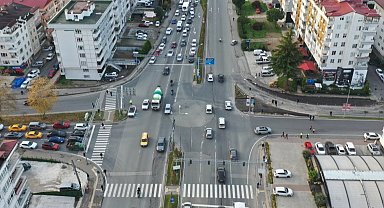 Ordu Büyükşehir'den Sivas Kavşağı'na yeni düzenleme