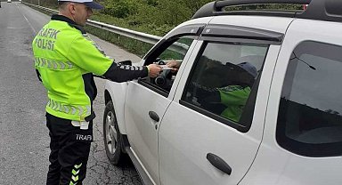 Ordu'da bir haftada 13 binden fazla araç ve sürücüsü denetlendi
