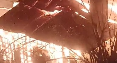 Ordu'da iki katlı ahşap evde yangın