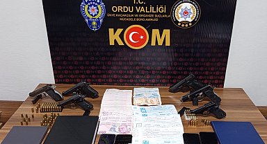 Ordu'da tefecilere yönelik operasyonda 1 tutuklama